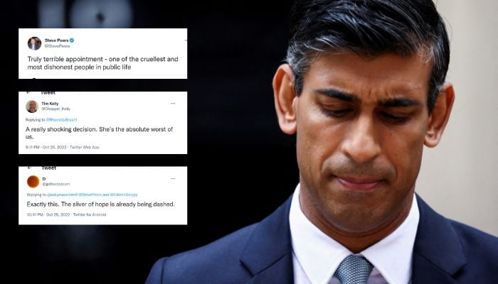 Sunak Draws Criticism As He Reappoints India origin Suella Braverman Pakistan Live News