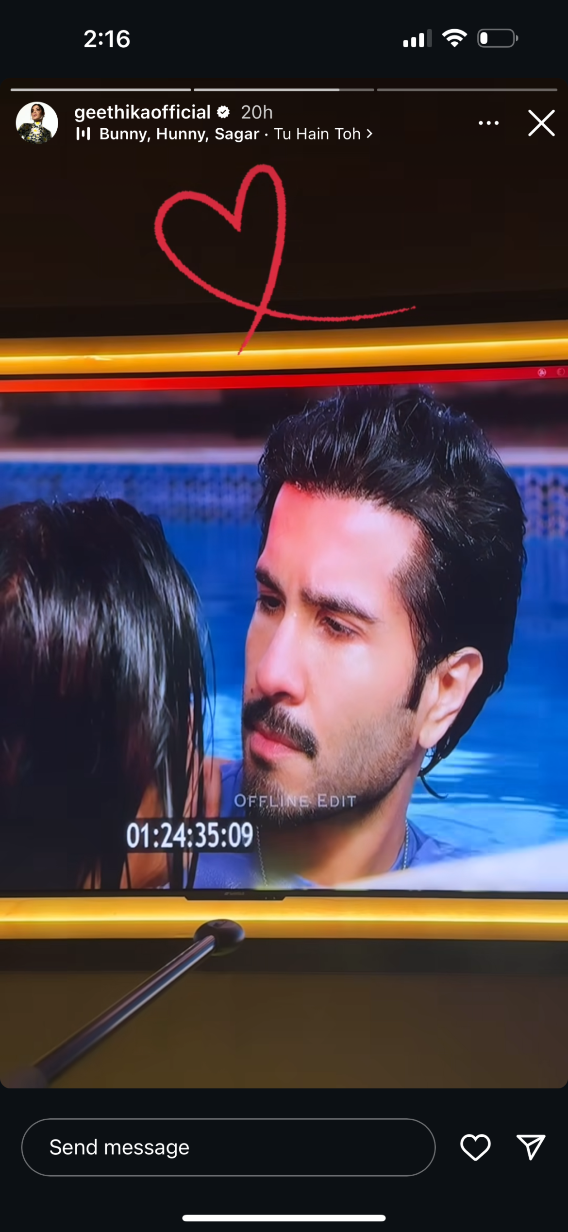 Indian actor Geethika Tiwari shares video with previously rumoured beau Indian actor Geethika Tiwari shares video with previously rumoured beau Feroze Khan