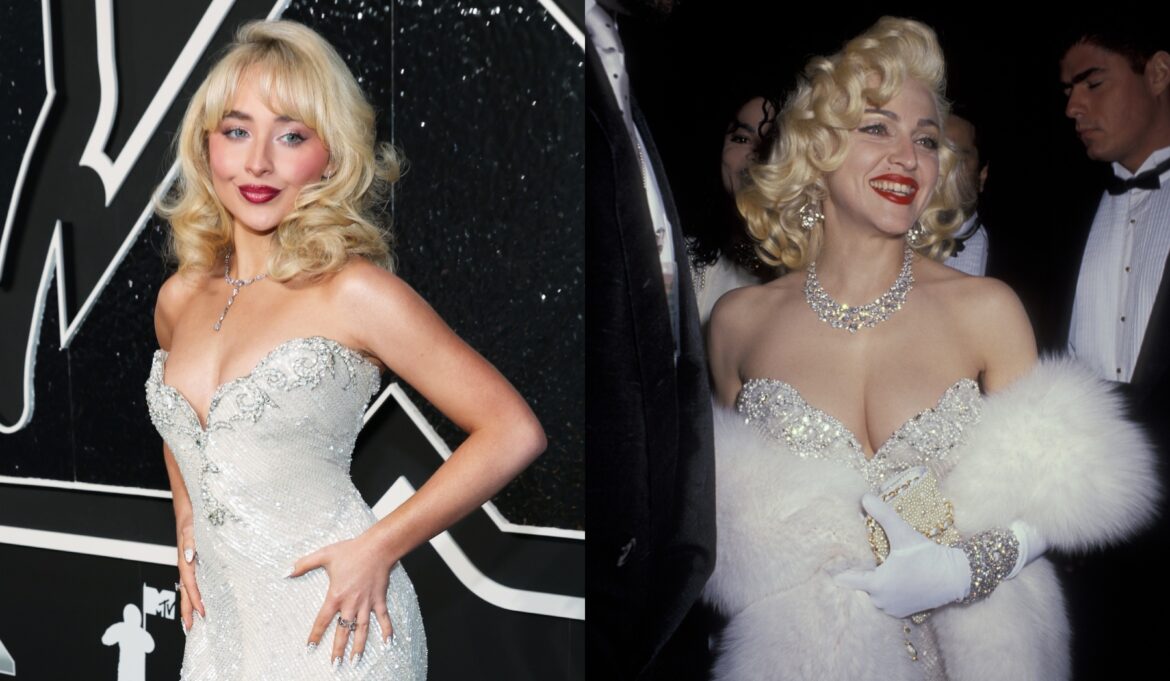Sabrina Carpenter Pays Homage to Madonna in Bob Mackie at 2024 VMAs