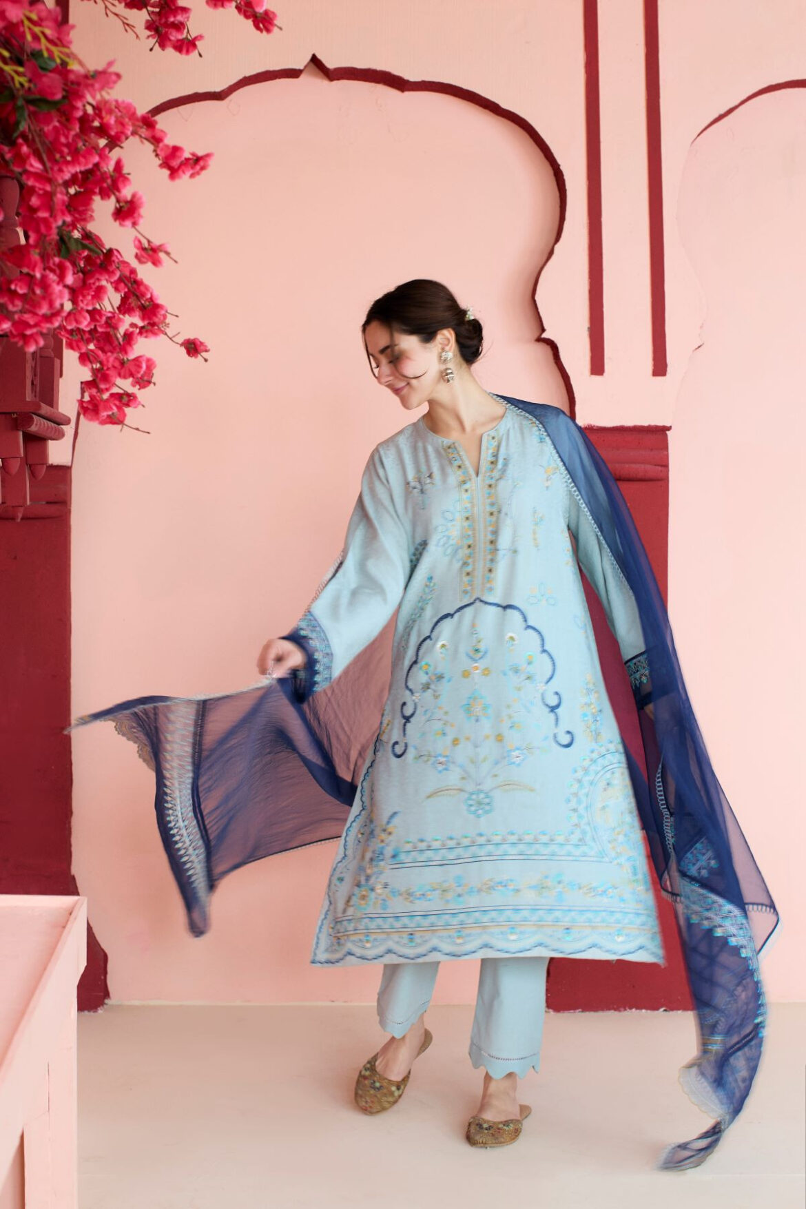 Mishkaa's elegant Eid collection features Hania Aamir in timelessly stylish ensembles