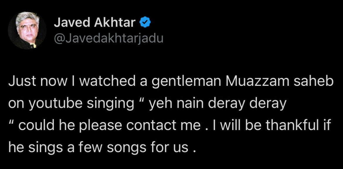 Would Be Grateful if He Sang for Us