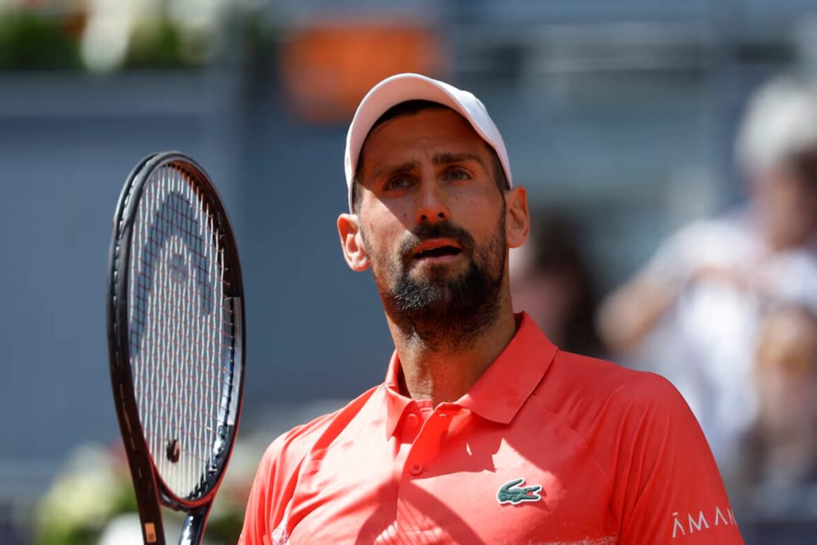 End of an era? Djokovic hints at Madrid farewell after Serbias Novak Djokovic reacts during his round of 64 match against Italys Matteo Arnaldi in Madrid Open at Park Manzanares, in Madrid, Spain on  April 26, 2025. — Reuters