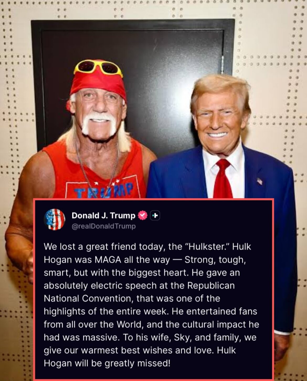 Internet erupts with tributes as Hulk Hogan leaves the ring for good