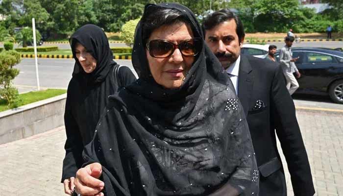 ATC again issues non-bailable warrant for Aleema Khan in PTI’s PTI founder Imran Khans sister Aleema Khan and Uzma Khan. — AFP/File