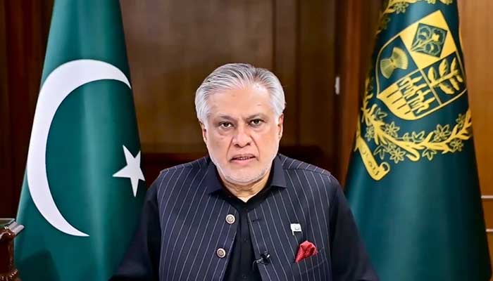 DPM Dar terms Pak-Afghan Doha pact ‘first step in right DPM Ishaq Dar speaks during a video statement. — X@MIshaqDar50/File