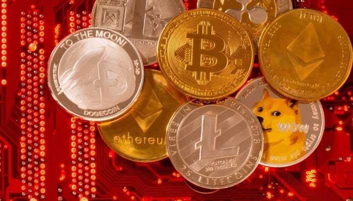 Karachi man robbed of $850,000 digital currency Representations of cryptocurrencies Bitcoin, Ethereum, DogeCoin, Ripple, Litecoin are placed on PC motherboard in this illustration. — Reuters