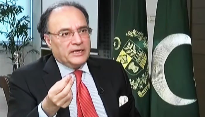 Multinational firms’ exit part of global strategy, not economic distress: Finance Minister Muhammad Aurangzeb speaks on Geo News programme Capital Talk, Islamabad, October 22, 2025. — Screengrab via YouTube/Geo News