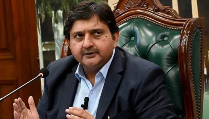 PA speaker urges immediate 27th Amendment to empower local governments Speaker Punjab Assembly Malik Ahmed Khan addresses a press conference at Punjab Assembly on July 26, 2024. — APP