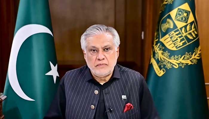 Pakistan-Afghanistan Doha agreement first step in right direction: DPM Dar DPM Ishaq Dar speaks during a video statement. — X@MIshaqDar50/File