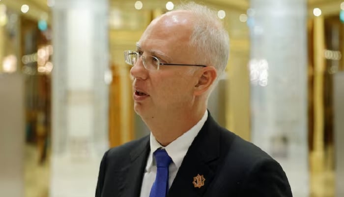 Putin envoy Dmitriev says US, Ukraine, Russia close to ‘diplomatic The head of Russias sovereign wealth fund, Kirill Dmitriev, speaks to members of the delegation and journalists after the US-Russia talks in Riyadh, Saudi Arabia, February 18, 2025. — Reuters