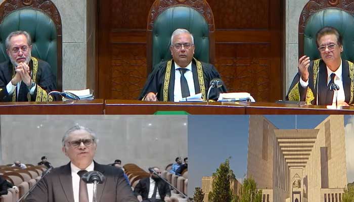 SC, high courts can’t be barred from hearing cases even SC constitutional bench hears 26th Constitutional Amendment case on October 22, 2025. — Screengrab via YouTube @Supreme Court of Pakistan Proceedings