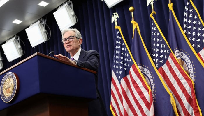 US Fed lowers rates, but its chief suggests move may US Federal Reserve Chair Jerome Powell holds a press conference after the Fed cut interest rates by quarter of a percentage point, in Washington, DC, US, October 29, 2025.—Reuters