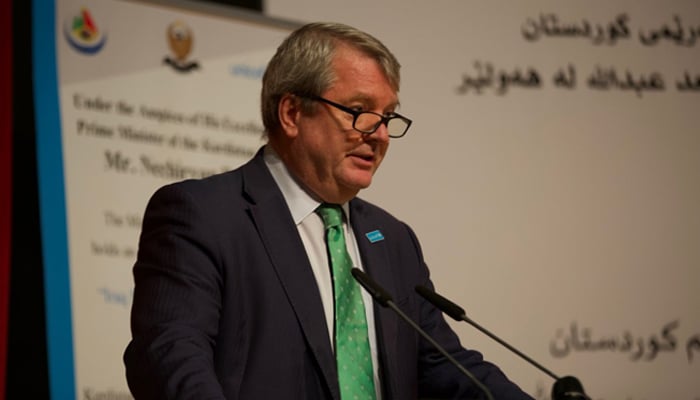 Unicef’s Yemen chief among 20 UN staff held by Houthis Unicef representative in Yemen Peter Hawkins. — Unicef