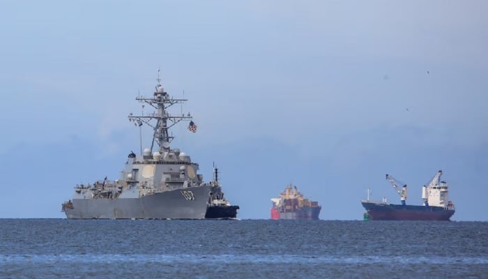 Venezuela condemns ‘military provocation’ by CIA and Trinidad and Tobago The US Navy destroyer USS Gravely (DDG-107) approaches Port of Spain for joint training with the Trinidad and Tobago Defence Force to strengthen regional security and military cooperation, as seen from Port of Spain, Trinidad and Tobago, October 26, 2025. — Reuters