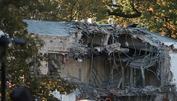 Why is Trump demolishing part of the White House? Ongoing construction on the East Wing of the White House, where US President Donald Trump’s proposed ballroom is being built, in Washington, DC, October 20, 2025. — Reuters