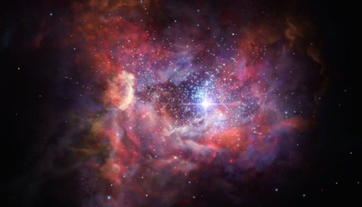 Rare comic discovery: Hidden star found in unexpected dust zone