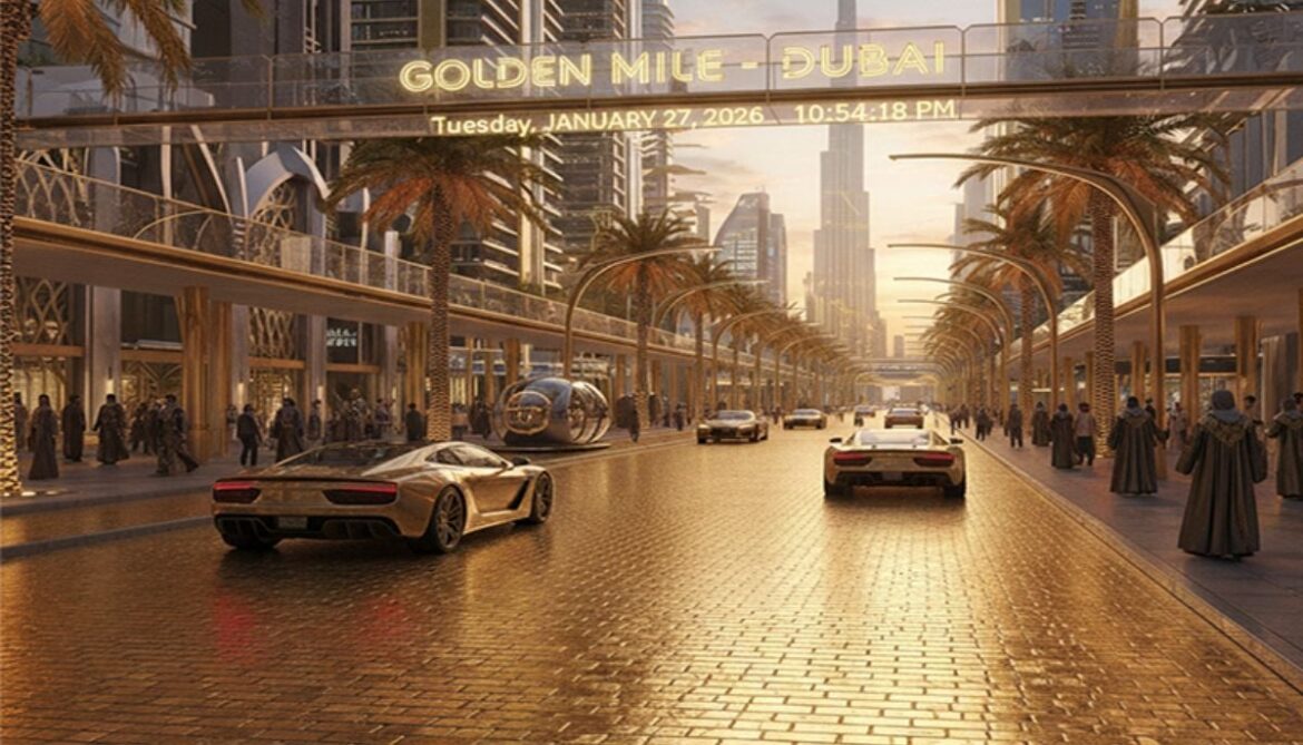 Dubai unveils plans to construct street built with real gold