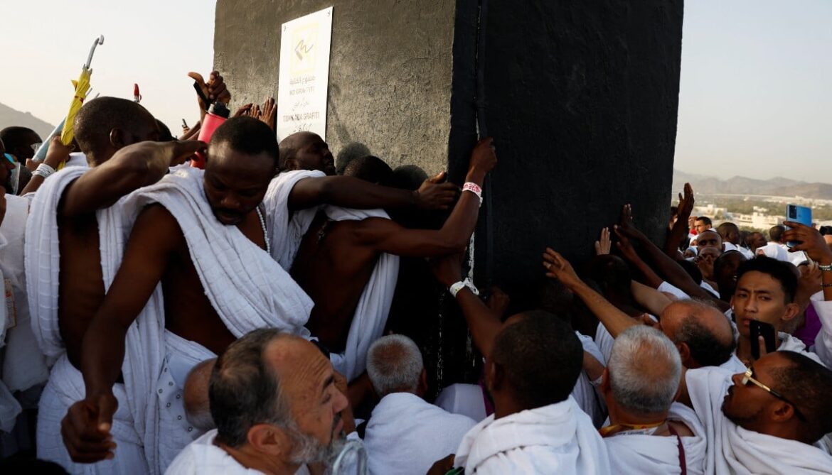 Muslim pilgrims gather at Mount of Mercy on the plain of Arafat during the annual Hajj pilgrimage, outside the holy city of Makkah, Saudi Arabia, May 26, 2026. — Reuters