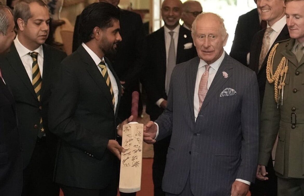 Babar’s bat for King Charles